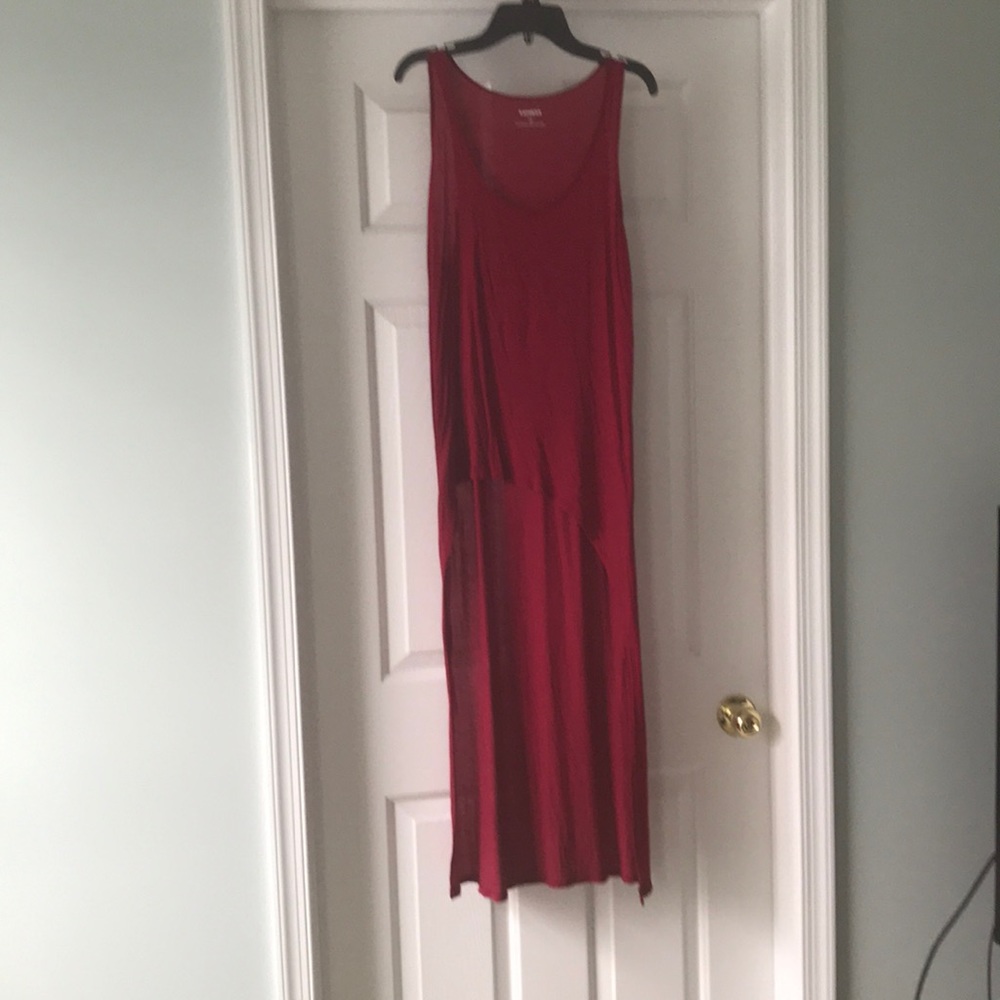 Sleeveless red top by Express